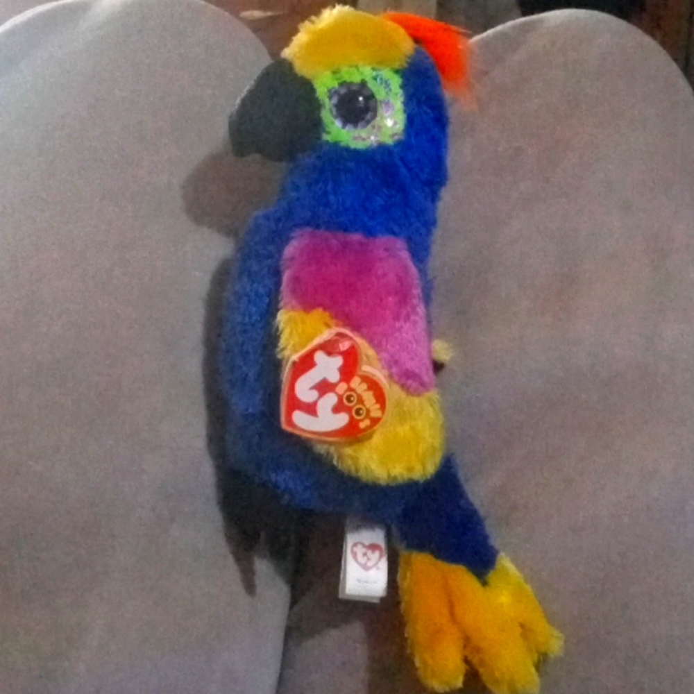 Ty Beenie Boos Wynnie Parrot Stuffie